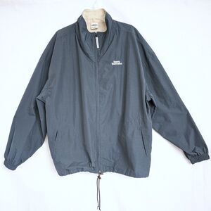 Sports Illustrated Jacket Mens X-Large Blue Embroidered Full Zip Pockets Vintage